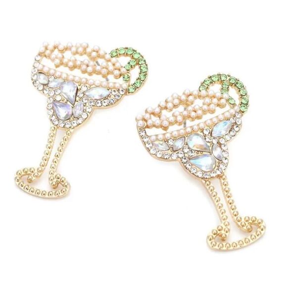 Adorable Martini Earrings - Picture 2 of 5